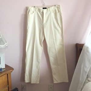 Ivory bootcut pants